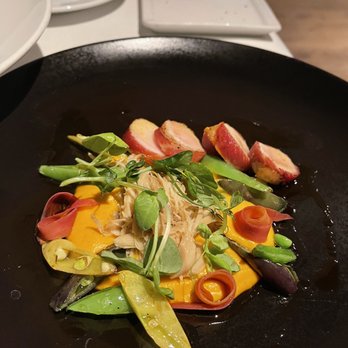 Rioja - Prosciutto wrapped rabbit. Delicious & really fresh garnishes. - New American Near Me - Denver, Colorado Rioja - Prosciutto wrapped rabbit. Delicious & really fresh garnishes. - New American Near Me - Denver, Colorado