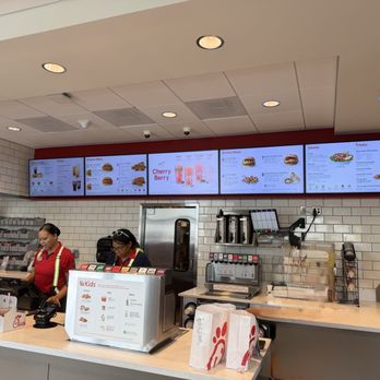 Chick-fil-A - Counter area inside the restaurant. - Fast Food Near Me - Florida City, Florida