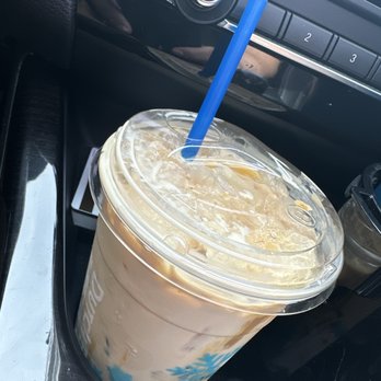 Dutch Bros Coffee - Iced Golden Eagle - Juice Bars & Smoothies Near Me - Indio, California