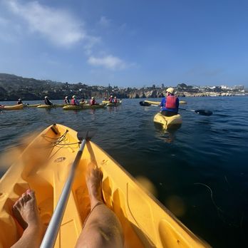 La Jolla Sea Cave Kayaks - Headed towards the sea caves - Rafting/Kayaking Near Me - La Jolla, California