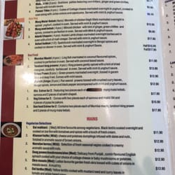 Josh-E-Rogan - Menu