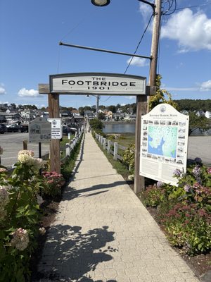 Boothbay Harbor Footbridge by null