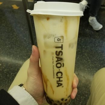 Bake Culture - Brown Sugar Milk Black Tea w. Oreo & Milk Foam - Bubble Tea Near Me - Staten Island, New York Bake Culture - Brown Sugar Milk Black Tea w. Oreo & Milk Foam - Bubble Tea Near Me - Staten Island, New York
