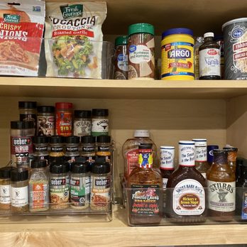 Jess Organized It - My husbands BBQ section along with the salad section which Jess, put together. - Home Organization Near Me Jess Organized It - My husbands BBQ section along with the salad section which Jess, put together. - Home Organization Near Me