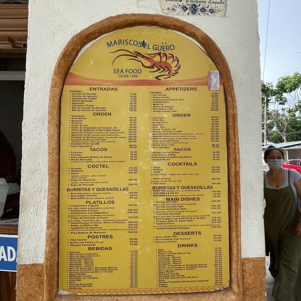 Mariscos El Güero - Excited to try the ceviche - Seafood Near Me - Puerto Vallarta, JAL Mariscos El Güero - Excited to try the ceviche - Seafood Near Me - Puerto Vallarta, JAL