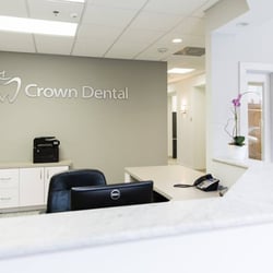 Crown Dental - Front reception desk area