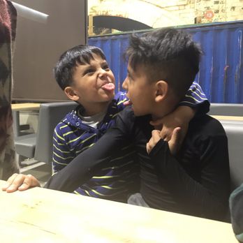 McDonald's - Little brothers having fun at McDonald's. - Fast Food Near Me - Mesa, Arizona