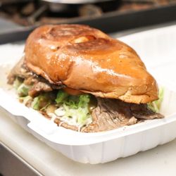 Tacos El Poblanito - Torta de Asada
Steak Torta