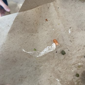 Julie's Cafe - the plastic found in my food - Sandwiches Near Me - Chino, California Julie's Cafe - the plastic found in my food - Sandwiches Near Me - Chino, California