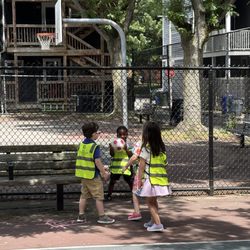 Outdoor playtime is essential in building teamwork, friendships, and looking out for one another.