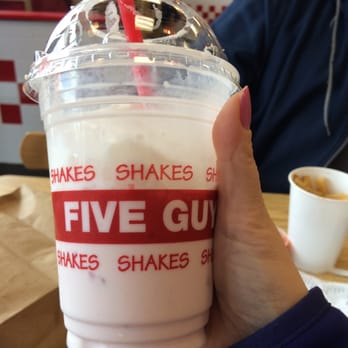Five Guys - Strawberry shake - Burgers Near Me - Brooklyn, New York Five Guys - Strawberry shake - Burgers Near Me - Brooklyn, New York