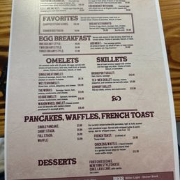 New menu