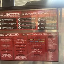 Hicks Hometown Drive-In - Other side of the menu