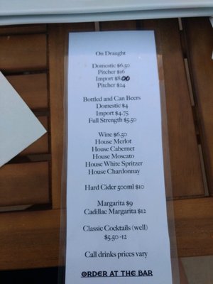Menu photo 5 4th West Pub Escalante, UT