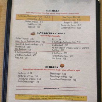 Hanna's Corner - the menu of the restaurant - American Near Me - Garden City, Kansas Hanna's Corner - the menu of the restaurant - American Near Me - Garden City, Kansas