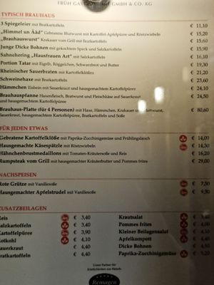 Menu photo 5 FRÜH am Dom Cologne, NW Menu photo 5 FRÜH am Dom Cologne, NW