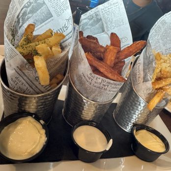 Sculley's - French fry flight - Seafood Near Me - Madeira Beach, Florida Sculley's - French fry flight - Seafood Near Me - Madeira Beach, Florida
