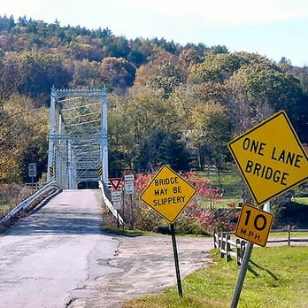 Skinner's Falls Bridge - This is how it looks in the fall, which makes it a nice drive if it's too cool to picnic/swim! - Rafting/Kayaking Near Me - Narrowsburg, New York Skinner's Falls Bridge - This is how it looks in the fall, which makes it a nice drive if it's too cool to picnic/swim! - Rafting/Kayaking Near Me - Narrowsburg, New York