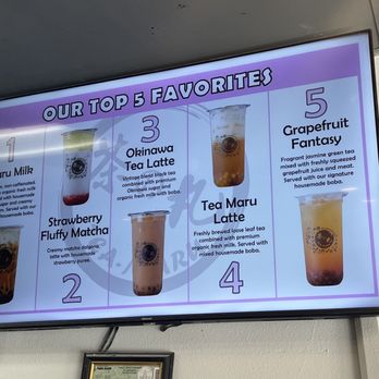 Tea Maru - Top 5 favs - Bubble Tea Near Me - San Gabriel, California