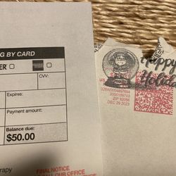 North Coast Physical Therapy - Collection letter and envelope.