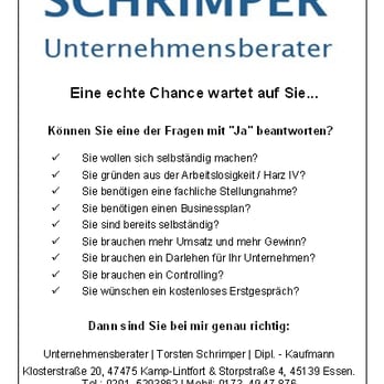Torsten Schrimper Unternehmensberatung - Professional Services Near Me - Essen, NW Torsten Schrimper Unternehmensberatung - Professional Services Near Me - Essen, NW