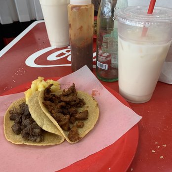 Chilangos Tacos - 24 oz. Cup of Horchata taco Pastor Taco Carne Asada Taco - Tacos Near Me - Dallas, Texas Chilangos Tacos - 24 oz. Cup of Horchata taco Pastor Taco Carne Asada Taco - Tacos Near Me - Dallas, Texas