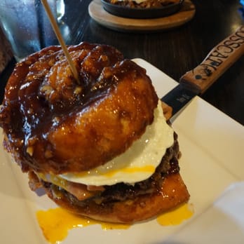 Bosscat Kitchen & Libations - Sticky bun burger! - New American Near Me - Irvine, California Bosscat Kitchen & Libations - Sticky bun burger! - New American Near Me - Irvine, California