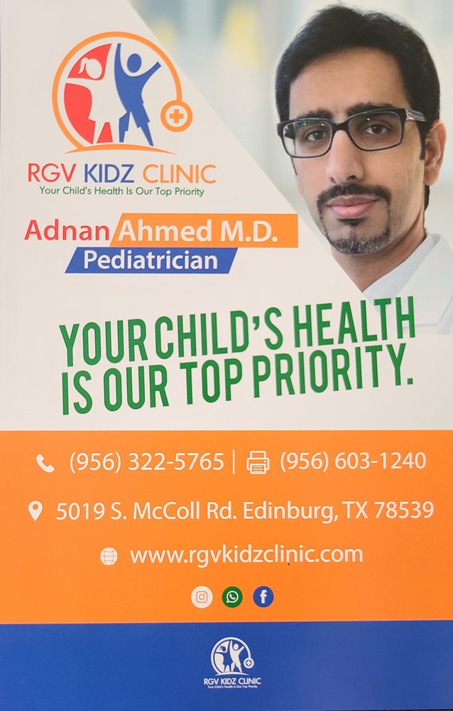 RGV KIDZ CLINIC 5019 S McColl Rd, Edinburg, Texas Pediatricians