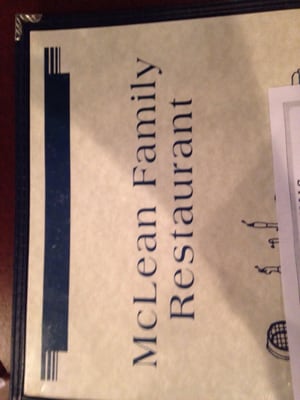 Menu photo 5 McLean Family Restaurant McLean, VA Menu photo 5 McLean Family Restaurant McLean, VA