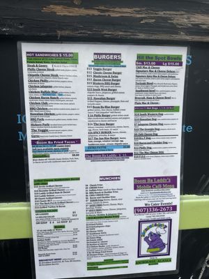Menu photo 1 Boom Ba Laddy's Anchorage, AK