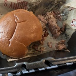 Chopped Beef Brisket Sandwich Chopped Beef Brisket Sandwich