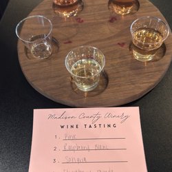 Madison County Winery - 5-1oz Wine Flight
