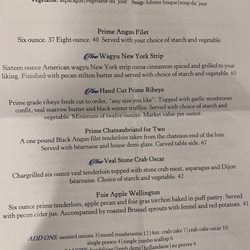 Minnehaha Country Club - Menu
