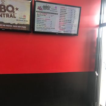 BBQ Central - Sides and desserts wall menu. - Barbeque Near Me - Detroit, Michigan
