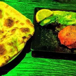 La Porte du Punjab - Tandoori Chicken and Garlic Naan at Porte du Punjab