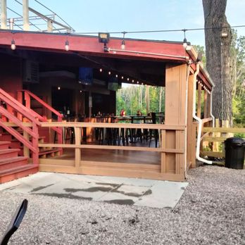 The Ship Bar & Grill - Back covered bar , waterside - Seafood Near Me - Lockport, New York The Ship Bar & Grill - Back covered bar , waterside - Seafood Near Me - Lockport, New York