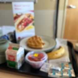 UCHealth At University of Colorado Anschutz Medical Campus - Only half a waffle? I didn't realize I had to ask for all four triangles