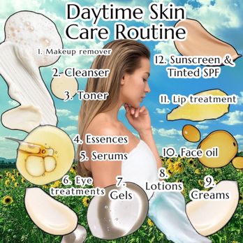 Skin By Megan - Daytime skin care routine- which products to use when and which order. - Estheticians Near Me - Benicia, California Skin By Megan - Daytime skin care routine- which products to use when and which order. - Estheticians Near Me - Benicia, California