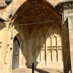 Tewkesbury Abbey - South door porch