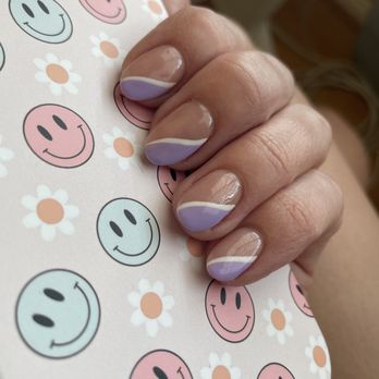 Dazzle Nails - Gel mani with design by Annie - Nail Salons Near Me - Escondido, California Dazzle Nails - Gel mani with design by Annie - Nail Salons Near Me - Escondido, California