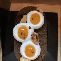 Borealis Coffee Company - Chocolate Gateau with passion fruit and hazalenut