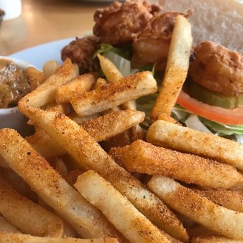 Poboyz - Authentic New Orleans Fried Gulf Shrimp Po Boy ($17) plus Cajun Fries ($6) plus remoulade sauce ($1) - Cajun/Creole Near Me - Tigard, Oregon Poboyz - Authentic New Orleans Fried Gulf Shrimp Po Boy ($17) plus Cajun Fries ($6) plus remoulade sauce ($1) - Cajun/Creole Near Me - Tigard, Oregon