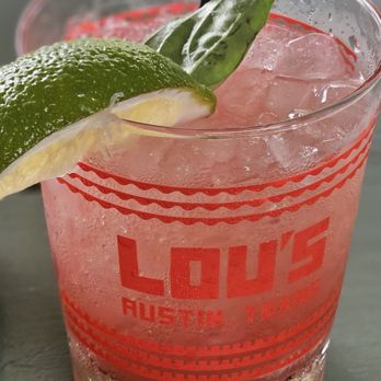 Lou's - Watermelon basil margarita- simple and refreshing. Not sweet, but still tasty. - New American Near Me - Austin, Texas
