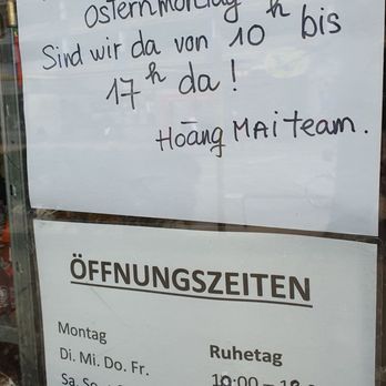 Hoang Mai - Ostern 2024 info - Vietnamese Near Me - Hamburg, HH Hoang Mai - Ostern 2024 info - Vietnamese Near Me - Hamburg, HH