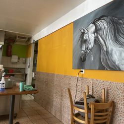 Cafe Platano 2 - One of the six ranch themed paintings