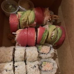 Sushi Tozai - Sebastopol roll and California Roll, to go order