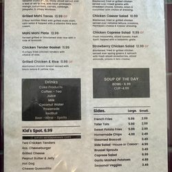 The Perfect Spot Restaurant and Bar - Current menu as of 3/21/2025