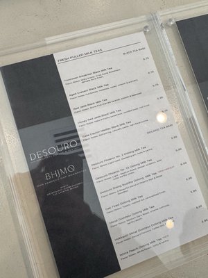 Menu photo 1 Desouro Irvine, CA