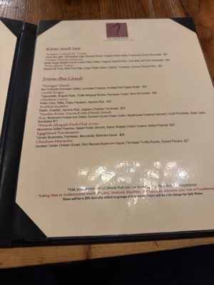 Menu photo 1 Square Root Brevard, NC