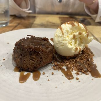Peche Seafood and Grill - Carrot Sticky Toffee Pudding + Cheesecake Ice Cream - Seafood Near Me - New Orleans, Louisiana Peche Seafood and Grill - Carrot Sticky Toffee Pudding + Cheesecake Ice Cream - Seafood Near Me - New Orleans, Louisiana